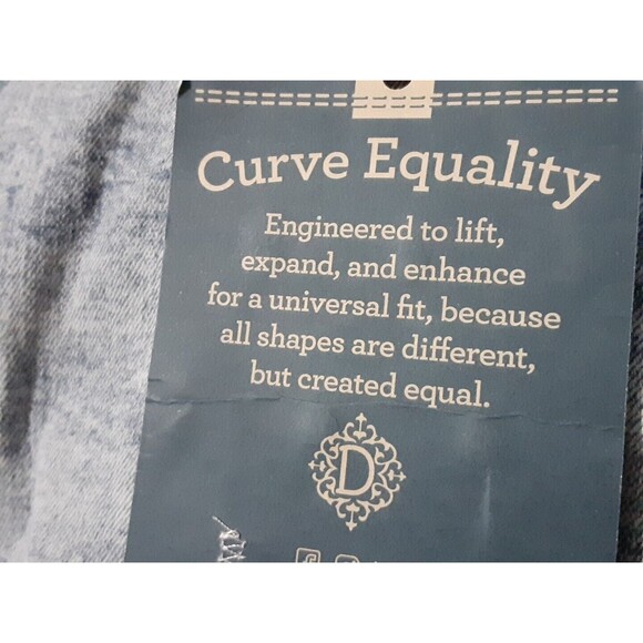 DEMOCRACY | Plus Ab Solution Skirt With Frayed Hem Various Size 24 W - Picture 8 of 11